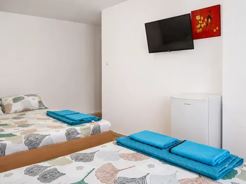 Cameră cu TV și paturi separate